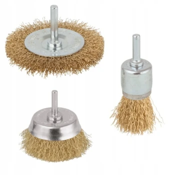 ZESTAW SZCZOTEK DRUCIANYCH DRUT MOSIĘŻNY, 3SZT. WOLFCRAFT 2739000