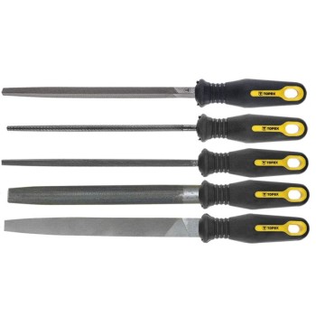 PILNIKI DO METALU KOMPLET 5-SZTUKOWY 200MM TOPEX 06A250