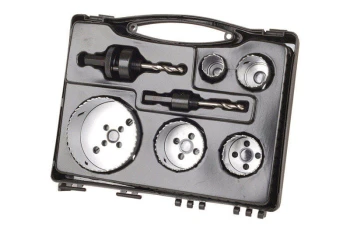 Zestaw otwornic BiM 25 - 83 mm - do inastalacji sanitarnych WOLFCRAFT 5422000