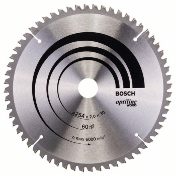 PIŁA TARCZOWA-T OPTILINE WOOD 254*30*60 BOSCH 2608640436