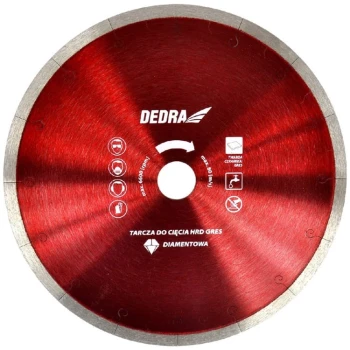 TARCZA DIAMENTOWA DO CIĘCIA GRESU 125MM DEDRA DEDH1062