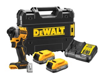ZAKRĘTARKA UDAROWA AKUMULATOROWA 1/4' 18V XR 2*1.7AH DEWALT DCF850E2T