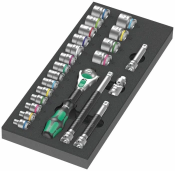 WKŁADKA PIANKOWA ZYKLOP 3/8'' 8000 C, SET 1, 23CZ. WERA W05150111001