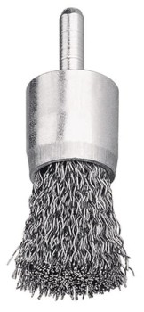 Szczotka pędzelkowa 22 mm - drut falisty, trzpień ABRABORO 93220500