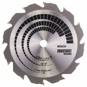 PIŁA TARCZOWA-H OPTILINE WOOD 184*2.6*16Z12 BOSCH 2608641200