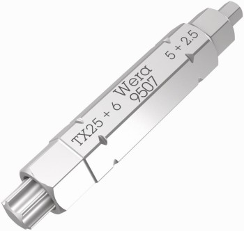 BIT 4W1 9507 SB, NA BLISTRZE, 2.5,5,6,TX25 X 37 MM WERA W05073202001