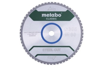 PIŁA TARCZOWA STEEL CUT CLASSIC 305*25.4MM Z60 METABO ME 628668000