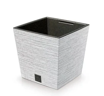DONICZKA FURU SQUARE ECO WOOD - BIAŁY FSC MIX PROSPERPLAST PP-DFS300W