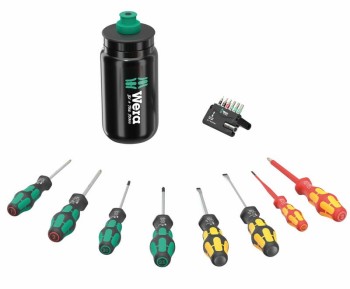 ZESTAW NARZĘDZI WKRĘTAK. 9540 KRAFTFORM XL BOTTLE SET,17CZ. WERA W05100028001