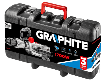 MŁOT UDAROWY OBROTOWY SDS-MAX 1700W UDAR 27J GRAPHITE 58G878