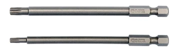 BIT, GROT DŁUGI TORX SECUR 2 SZT.T15*100MM T27*100MM YATO YT-0491