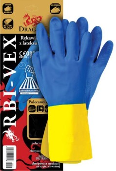 RĘKAWICE GUMOWE RBI-VEX ROZMIAR 10 UN REK GU RBV10