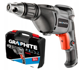 WKRĘTARKA SIECIOWA 520W 0-4500MIN W WALIZCE GRAPHITE 58G791