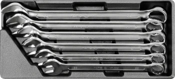 WKŁAD DO SZUFLADY KLUCZE PŁASKO-OCZKOWE 22- 32MM 6 CZĘŚCI YATO YT-5532