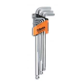 KOMPLET KLUCZY TRZPIENIOWYCH HEX 9 SZTUK 1.5-10MM BETA 96LBP/SC9