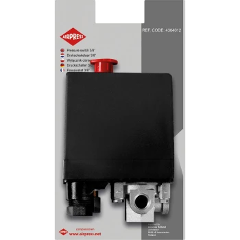 WYŁĄCZNIK CIŚNIENIOWY 1/4'' 400V 6 BAR AIRPRESS AP 4304012
