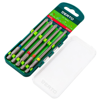 ZESTAW BITÓW 5 SZTUK 100MM - 1*PH, 2*PZ, 1*SL, 1*TX VERTO 66H604