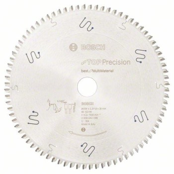 PIŁA TARCZOWA TOP PRECISION BEST FOR MULTI MATERIA 254*30/80 BOSCH 2608642098