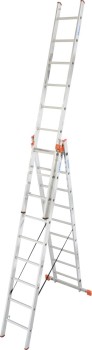 Drabina składana 3-elementowa Krause 129673 ze stabilizatorem