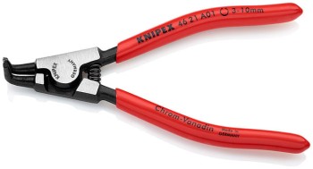 SZCZYPCE DO PIERŚCIENI SEGERA ZEW.WYG.125MM, 3-10 MM KNIPEX KN 46 21 A01