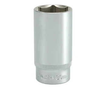 NASADKA DŁUGA 6-KĄTNA CHROMOWANA 1/2'' 30MM YATO YT-1239