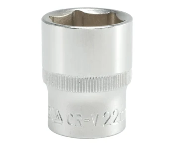 NASADKA KRÓTKA 6-KĄTNA CHROMOWANA 1/2'' 22MM YATO YT-1215