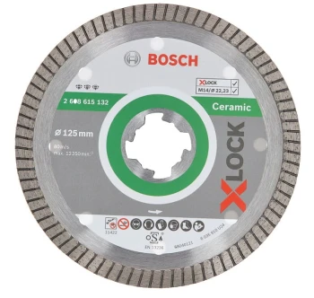 TARCZA DIAMENTOWA CERAMIC EXTRACLEAN TURBO 125*1.4 X-LOCK BOSCH 2608615132