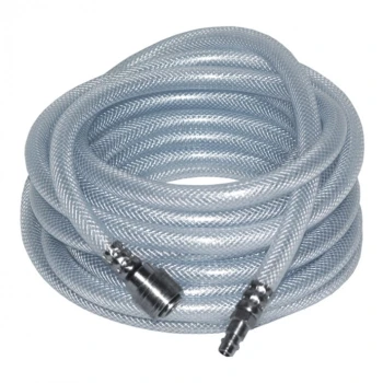 WĄŻ 15M POWIETRZA ZBROJONY PVC 9,5*15MM SZYBKOZŁĄCZKI DEDRA DEDA535105