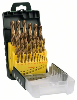 ZESTAW WIERTEŁ DO METALU HSS-TIN 1-13MM 25 SZT. BOSCH 2607017154