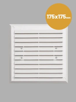 KRATKA WENTYLACYJNA 175*175MM BIAŁA UN KRA 001 BI