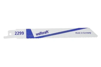 2 brzeszczoty szablaste - 3 - 8 mm, dokładne, równe cięcia blachy, metale nieżelazne WOLFCRAFT 2299000