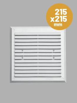 KRATKA WENTYLACYJNA 215*215MM BIAŁA UN KRA 004 BI