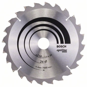 PIŁA TARCZOWA-T OPTILINE WOOD 216*2,0*30/Z24 BOSCH 2608640431