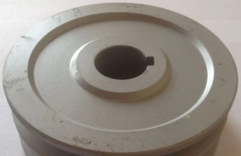 KOŁO PASOWE, PRZEKŁADNIA 2 HB 200MM FI 38MM, NA PASEK 2*17MM UN S2 FI38HB200