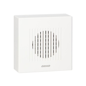 DZWONEK ELEKTRONICZNY JEDNOTONOWY 230V BIAŁY RINGIL MINI ORNO ON-160/W