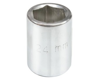NASADKA KRÓTKA 6-KĄTNA CHROMOWANA 3/4'' 24MM TOYA W-53410