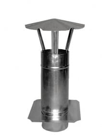 KOMINEK WENTYLACYJNY OCYNKOWANY Z PŁYTĄ 150MM UN RK150KR5