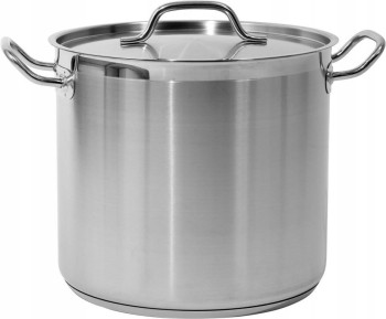 GARNEK WYSOKI Z POKRYWKĄ ZE STALI NIERDZEWNEJ 28X25CM,15.4L. YATO GASTRO YG-00004