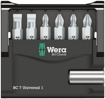 ZESTAW BITÓW BIT-CHECK 7 UNIVERSAL 1, 7CZ. WERA W05056295001