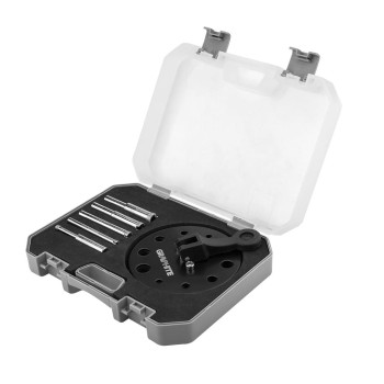 ZESTAW WIERTEŁ DIAMENTOWYCH 5-12MM Z PROWADNICĄ, 6SZT. GRAPHITE 55H541