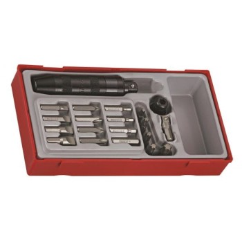 WKRĘTAK UDAROWY + GROTY, ZESTAW 20EL. TENG TOOLS L-102100104