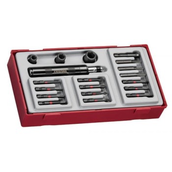 ZESTAW KOŃCÓWEK UDAROWYCH 19ELEMENTÓW TENG TOOLS L-277820106