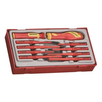 ZESTAW WKRĘTAKÓW 1000V IZOLOWANYCH 10SZT. TENG TOOLS L-282670108
