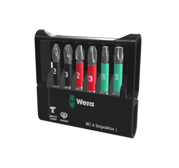 ZESTAW BIT-CHECK 6 IMPAKTOR 1, 6 CZĘŚĆ WERA W05057695001