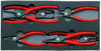 ZESTAW SZCZYPIEC DO PIERŚCIENI OSADCZYCH 6CZ. KNIPEX KN 00 20 01V
