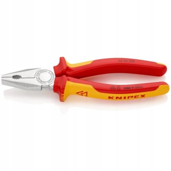 SZCZYPCE UNIWERSALNE IZOLOWANE VDE 200MM KNIPEX KN 03 06 200
