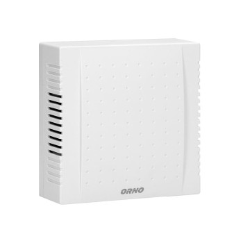 DZWONEK GONG DWUTONOWY 230V QUATRO AC CZARNY ORNO ON-MR-149/B