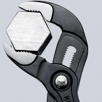SZCZYPCE NASTAWNE DO RUR COBRA 250MM, CHROM KNIPEX KN 87 03 250