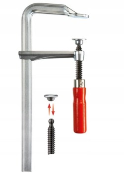 ŚCISK ŚRUBOWY ŚLUSARSKI STALOWY GZ 100/60MM BESSEY BY GZ10