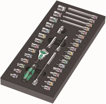 WKŁADKA PIANKOWA ZYKLOP 1/4'' 8000 A, SET 1, 37CZ. WERA W05150110001